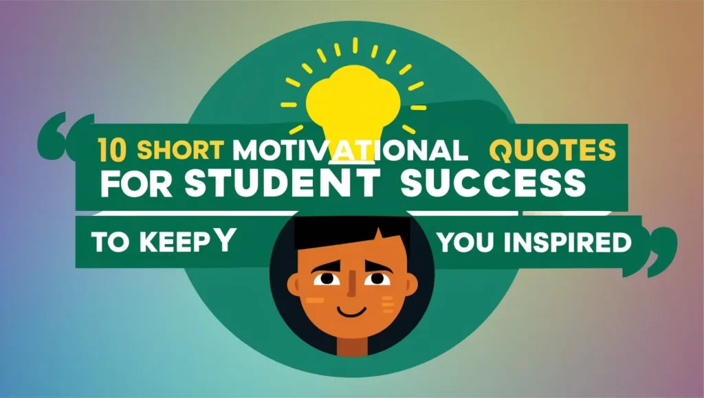 10 Short Motivational Quotes for Student Success to Keep You Inspired